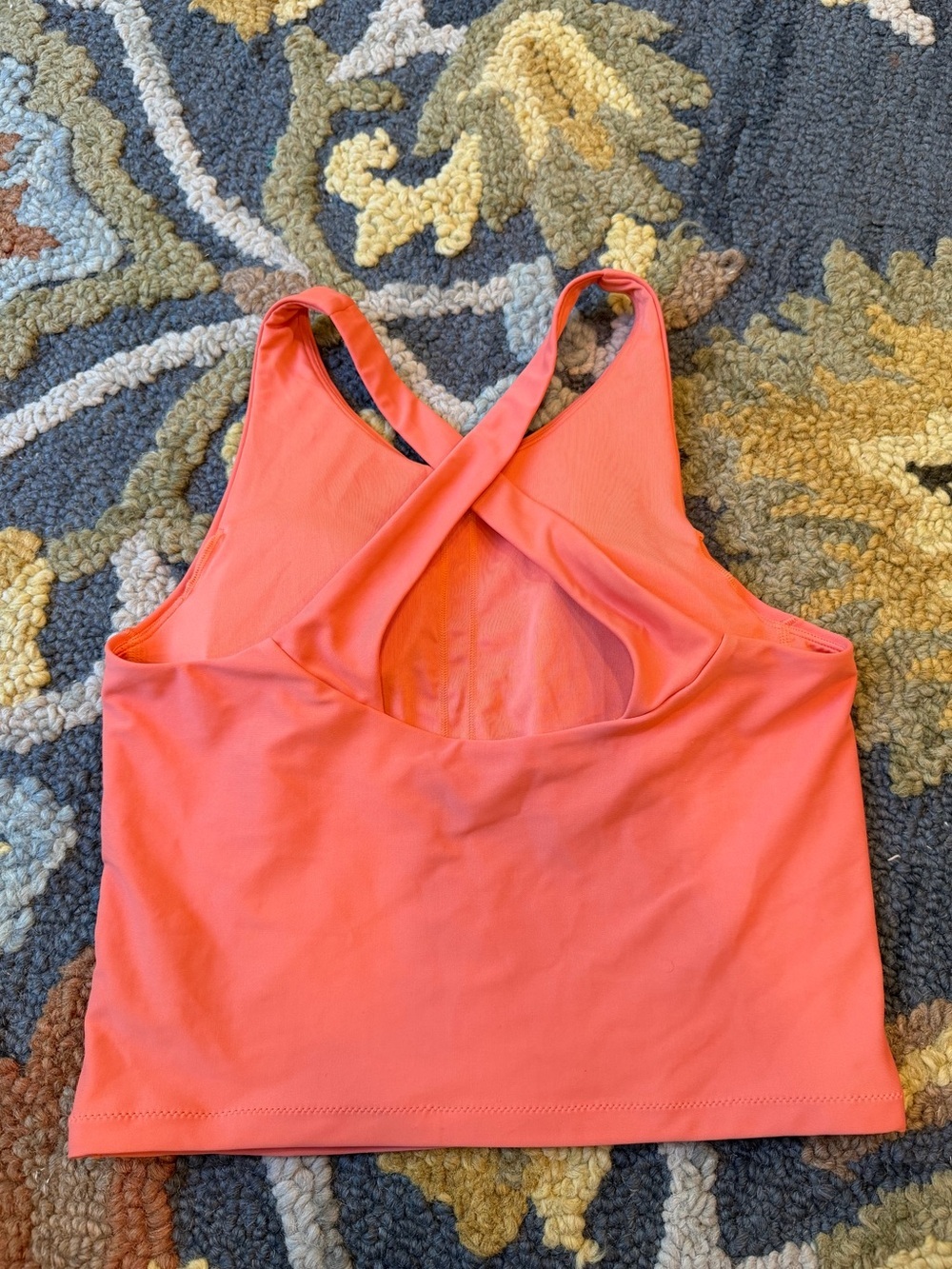 Athleta Coral Cross-Back Tank Top